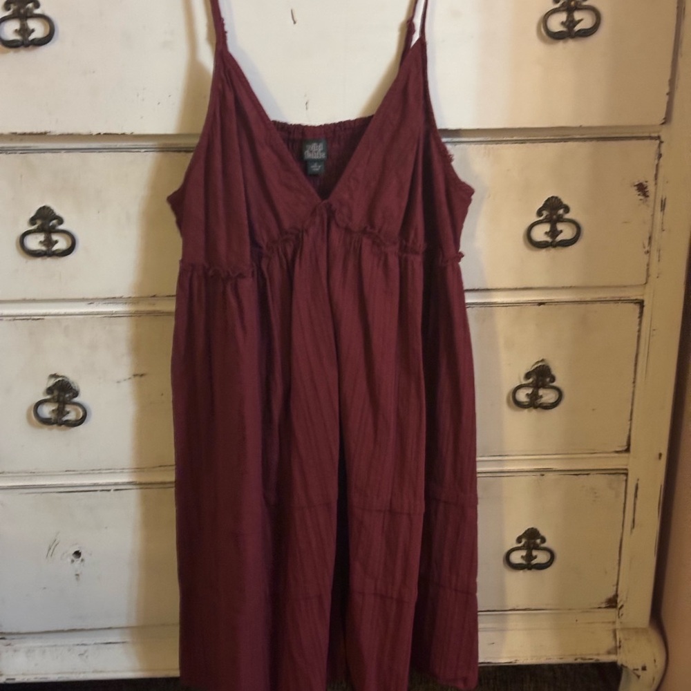 Wild Fable Burgundy Mini Dress